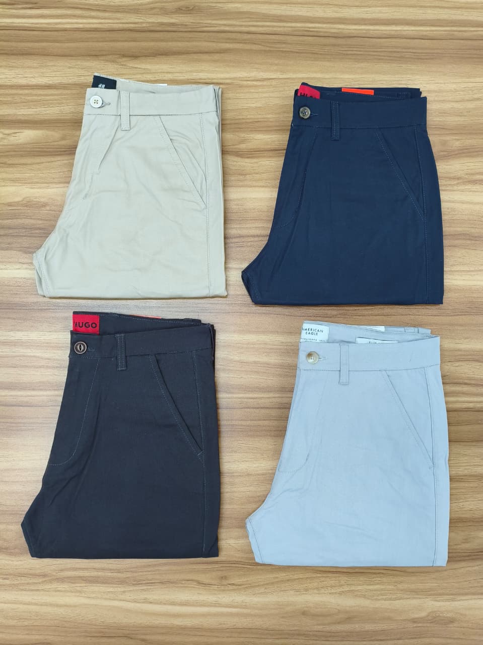 Men's Export Quality Twill Pant – Slim Fit | 98% Cotton + 2% Spandex